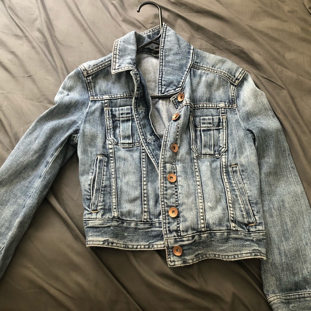 Express Fitted Denim Jacket S/P